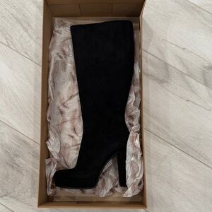 Jessica Simpson Black Heeled Boots